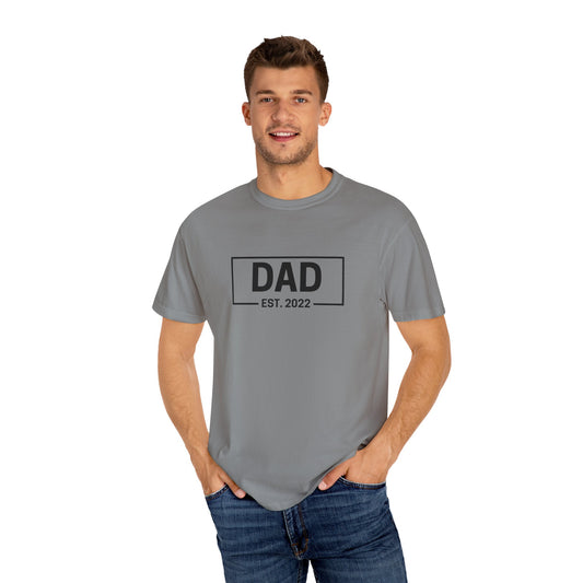 Dad Est - Personalize - Unisex Heavy Cotton Tee