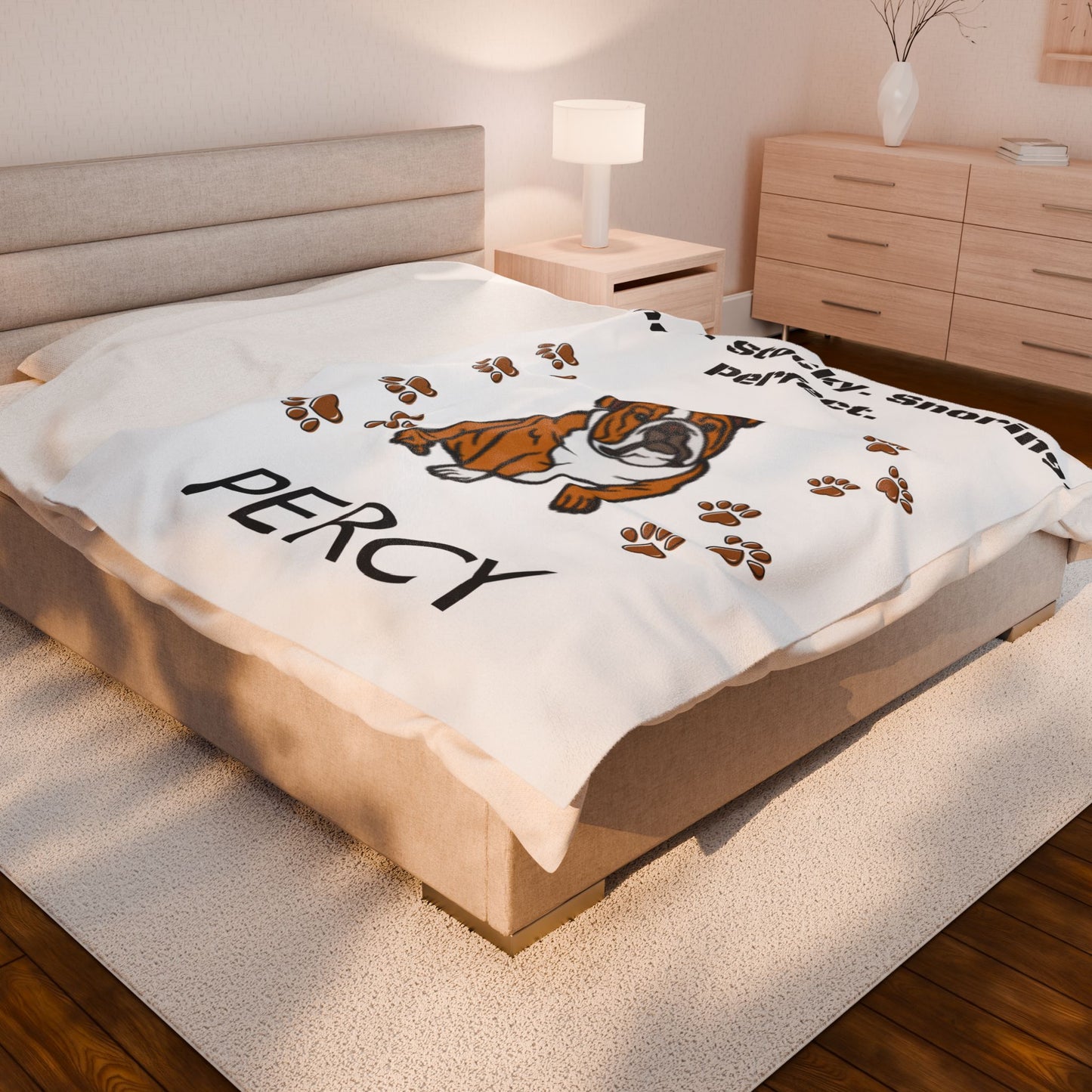MY PET DOG PERSONALIZED Velveteen Plush Blanket (Placeholder Do Not Publish)