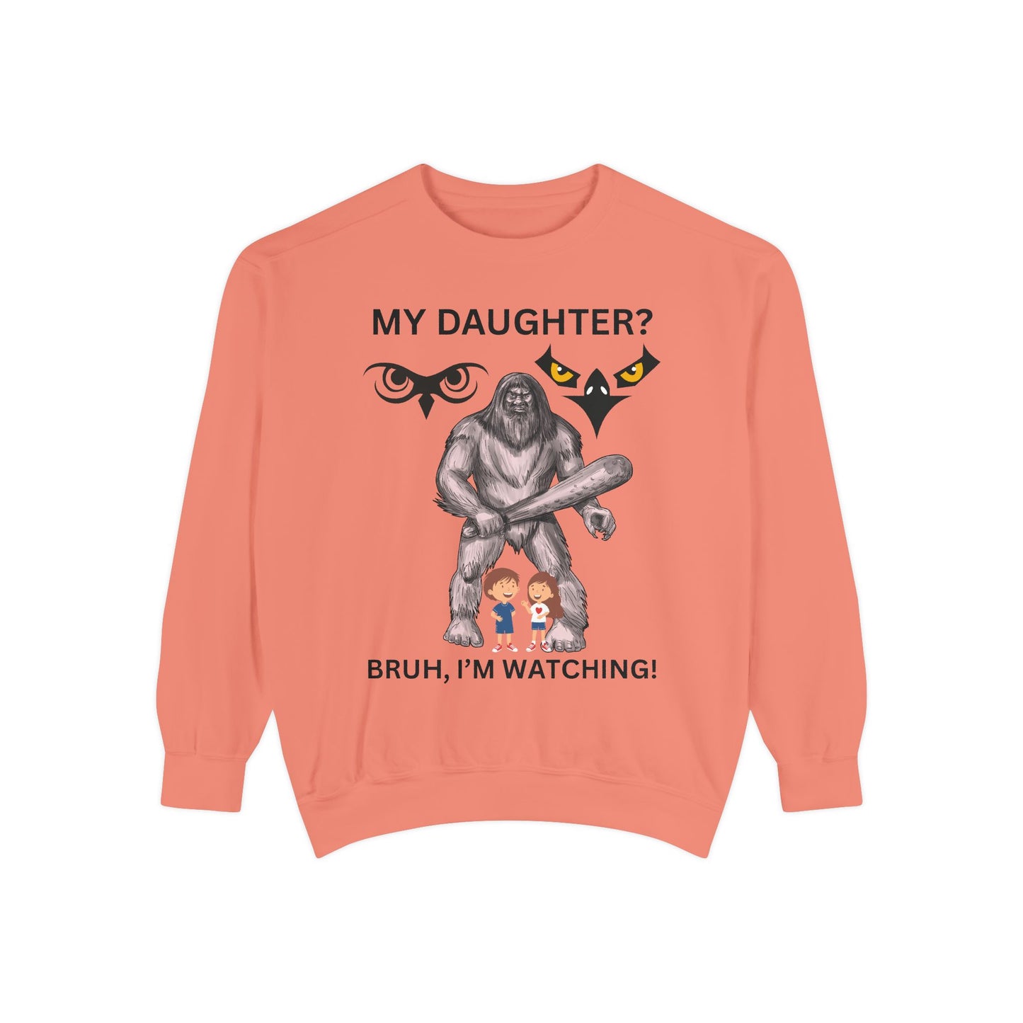 BRUH I'M WATCHING! PERSOBRUH, I'M WATCHING PERSONALIZED BACK TO SCHOOL SWEATSHIRT FUNNY Gift for DAUGHTERS  DADS, Unique Family Sweatshirt, Cool Casual Wear, Perfect for [...]