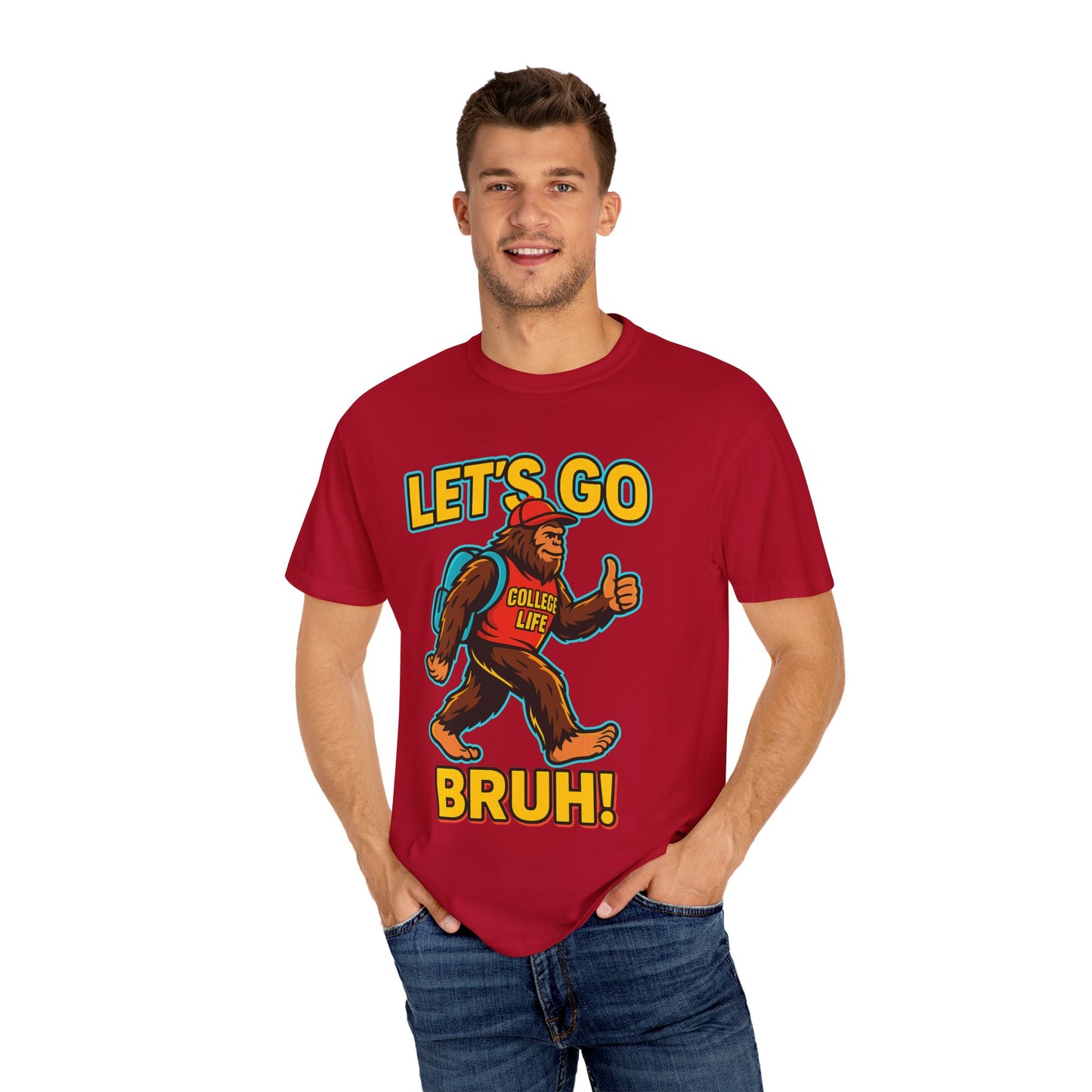 BIGFOOT CURRENT NEON COLLEGE TEES Unisex Garment-Dyed T-shirt