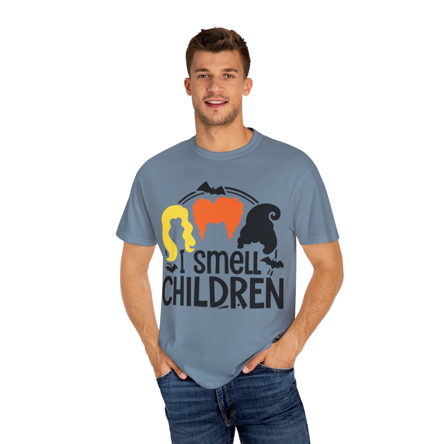 HALLOWEEN I SMELL CHILDREN Unisex Garment-Dyed T-shirt