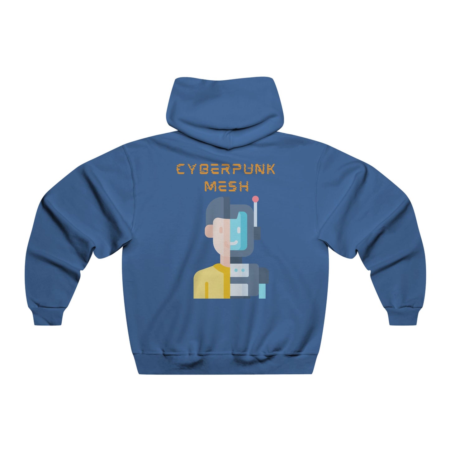 MEN'S CYBERPUNK  NUBLEND® HOODIE- BACK TO SCHOOLTech, Gamer, Futurist Apparel, Perfect for Tech Enthusiasts, Gift for Holidays, Streetwear
