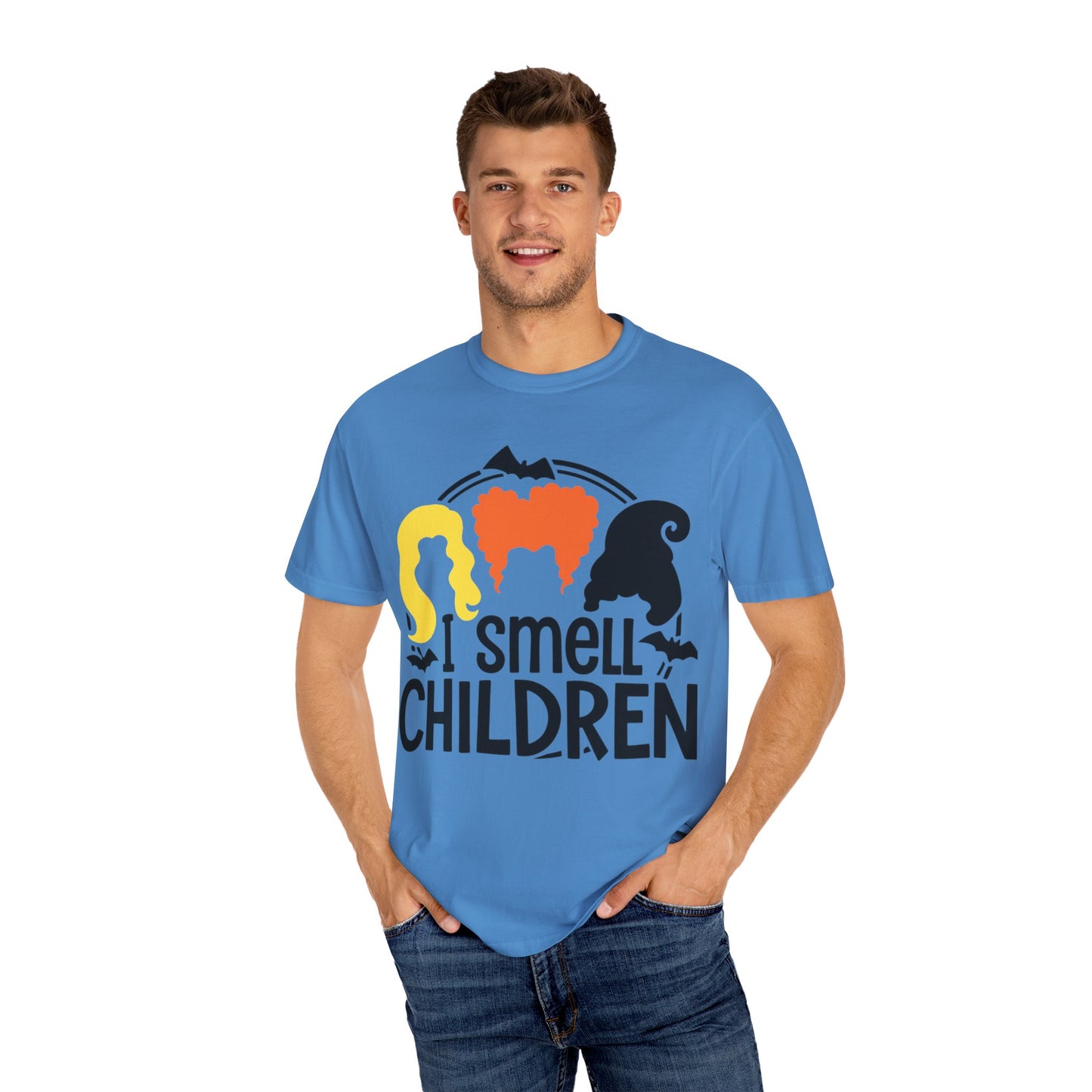 HALLOWEEN I SMELL CHILDREN Unisex Garment-Dyed T-shirt
