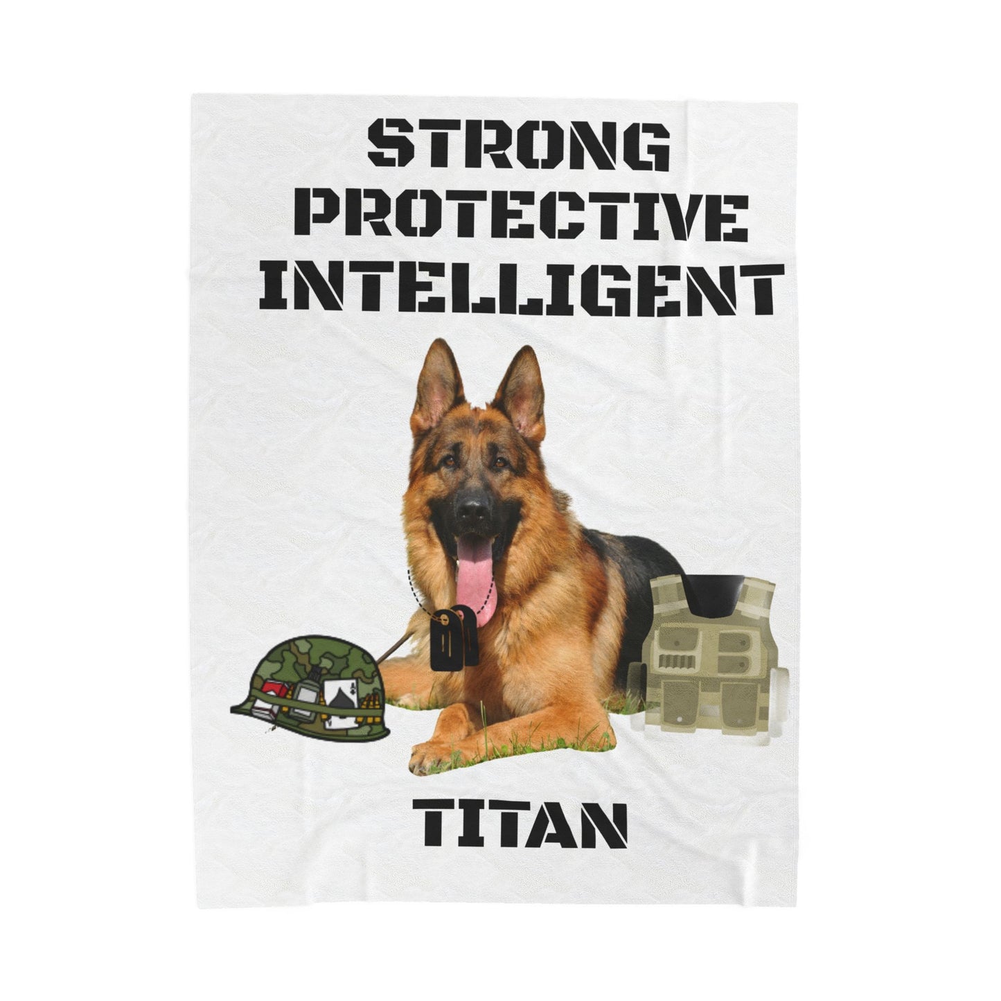 MY PET DOG PERSONALIZED  VELVETEEN  Plush BLANKET (Placeholder Do Not Publish)