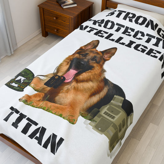 MY PET DOG PERSONALIZED  VELVETEEN  Plush BLANKET (Placeholder Do Not Publish)