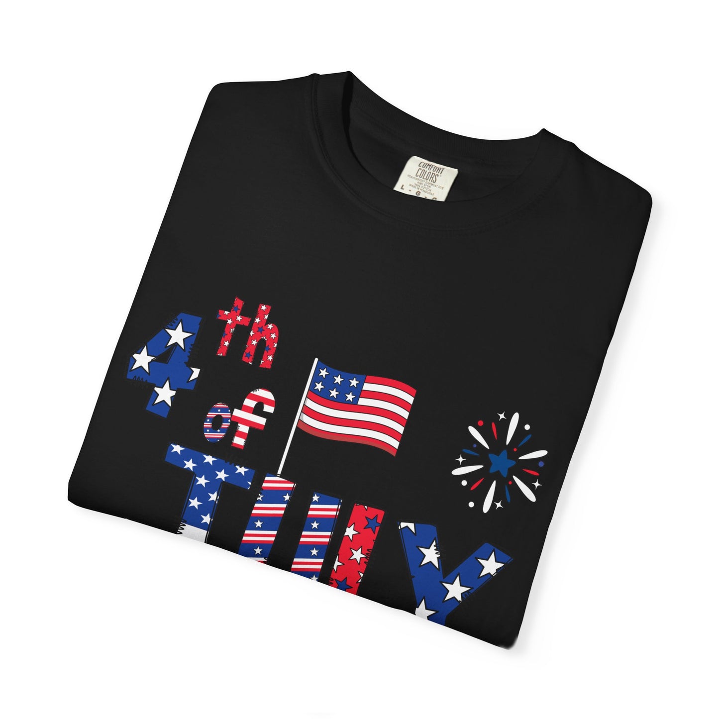 Patriotic 4th of July T-Shirt | Unisex Garment-Dyed Tee, Independence Day Apparel, Red White Blue Shirt, Summer BBQ Outfit, [...]