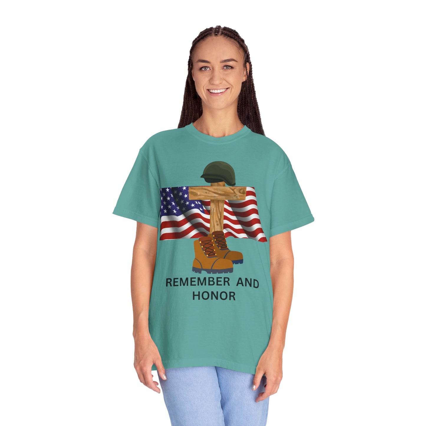 Memorial Day Tribute T-Shirt | Remember and Honor Gift | Unisex Garment-Dyed Top | Patriotic Tee for Veterans, 4th of July, Casual [...]