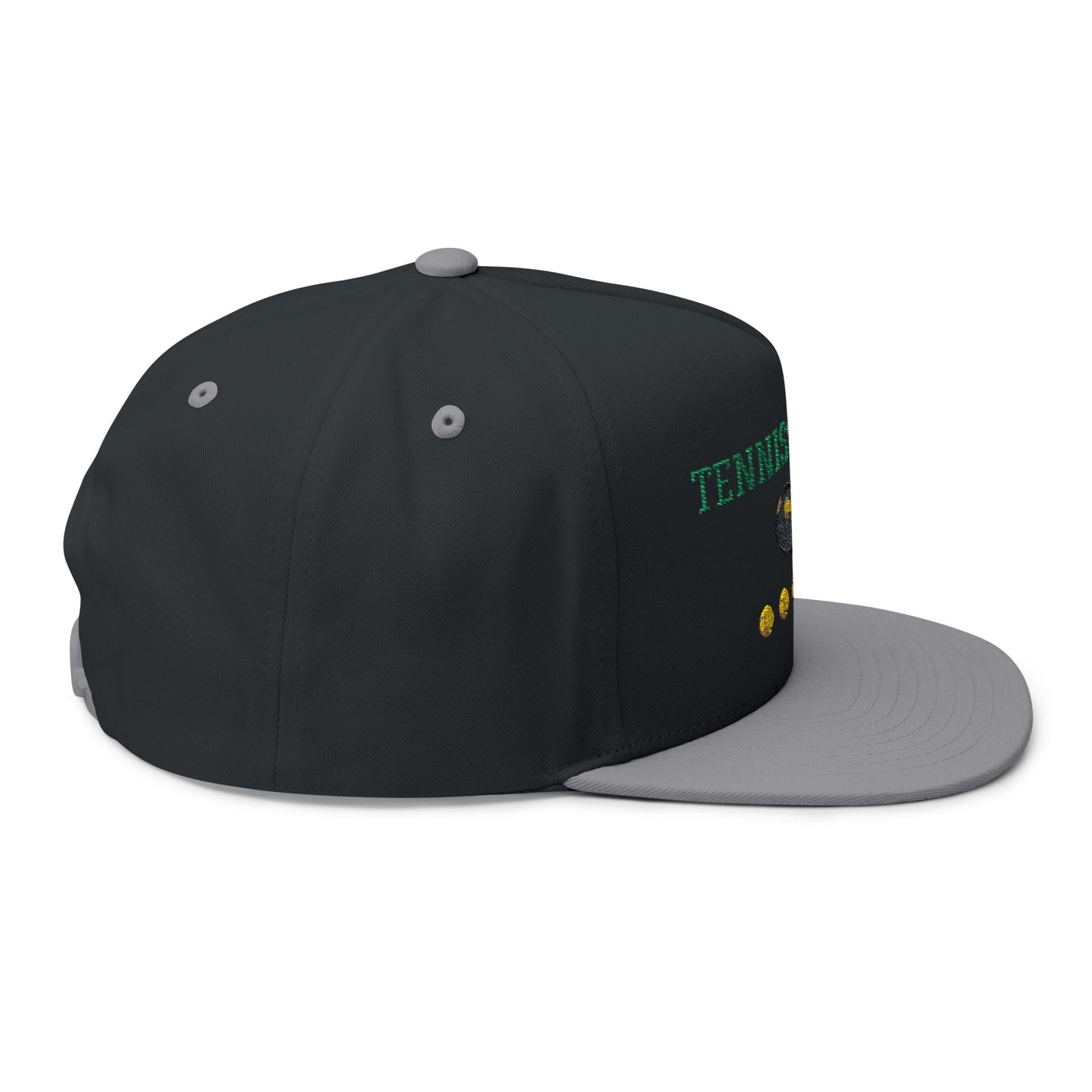 Embroidered Tennis Junkie Flat Bill Cap - Perfect Gift for Tennis Lovers