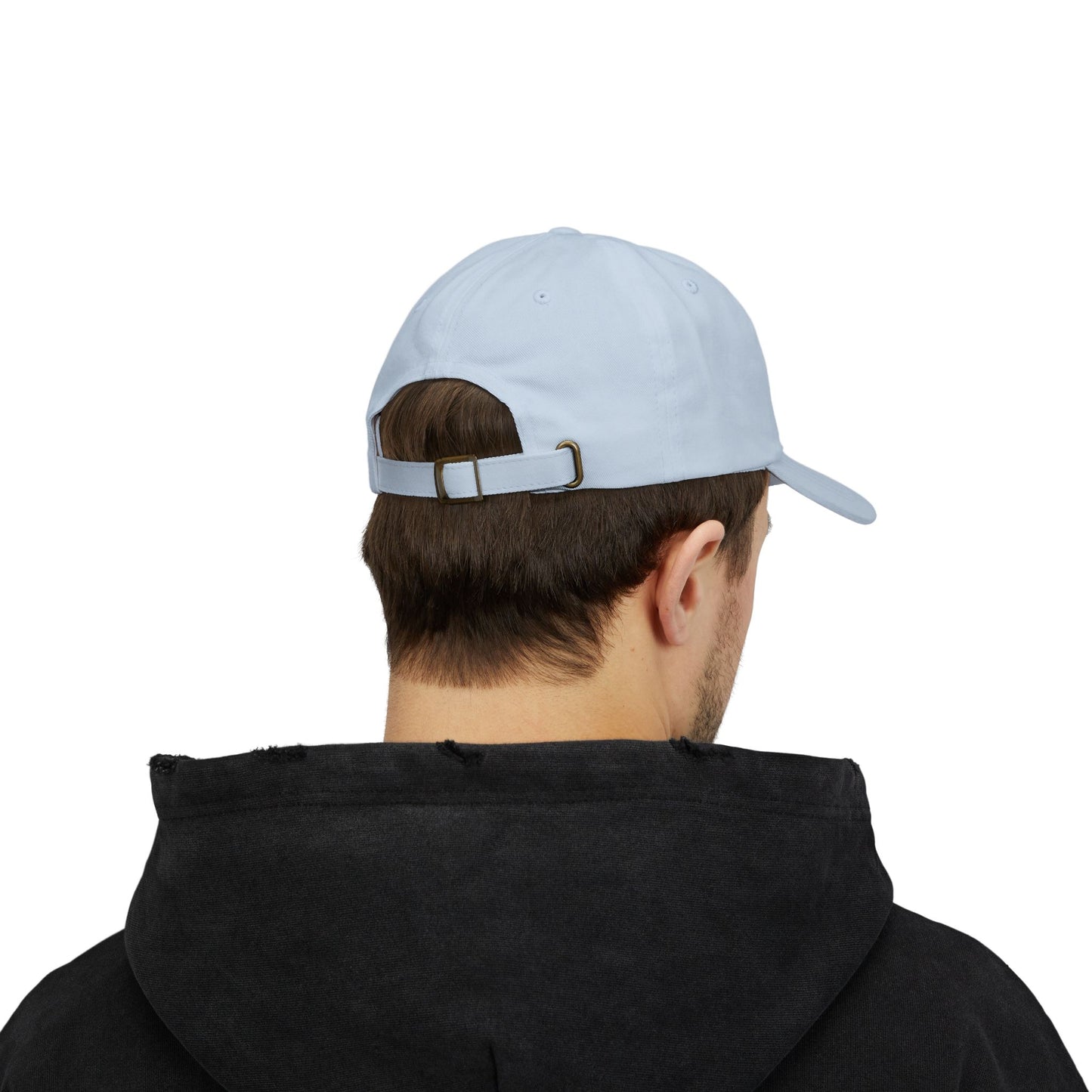 Custom Dog Picture Classic Dad Cap - Stylish White Hat for Pet Lovers