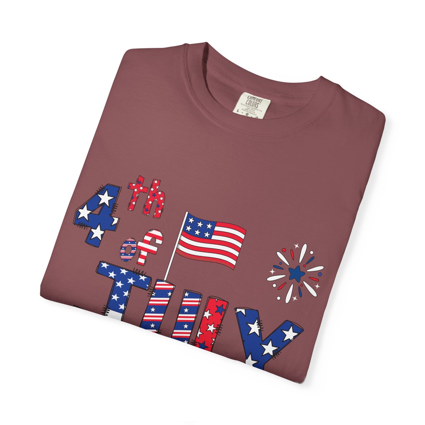 Patriotic 4th of July T-Shirt | Unisex Garment-Dyed Tee, Independence Day Apparel, Red White Blue Shirt, Summer BBQ Outfit, [...]