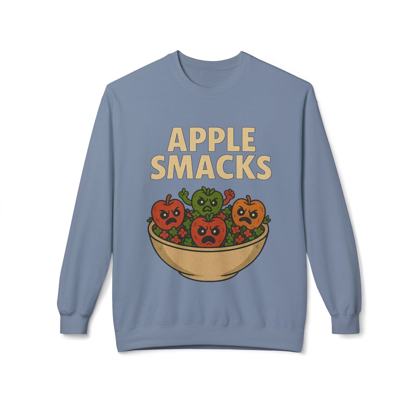 NEW APPLE SMACKS HALLOWEEN SWEATSHIRTS Unisex Midweight Softstyle Fleece Crewneck Sweatshirt