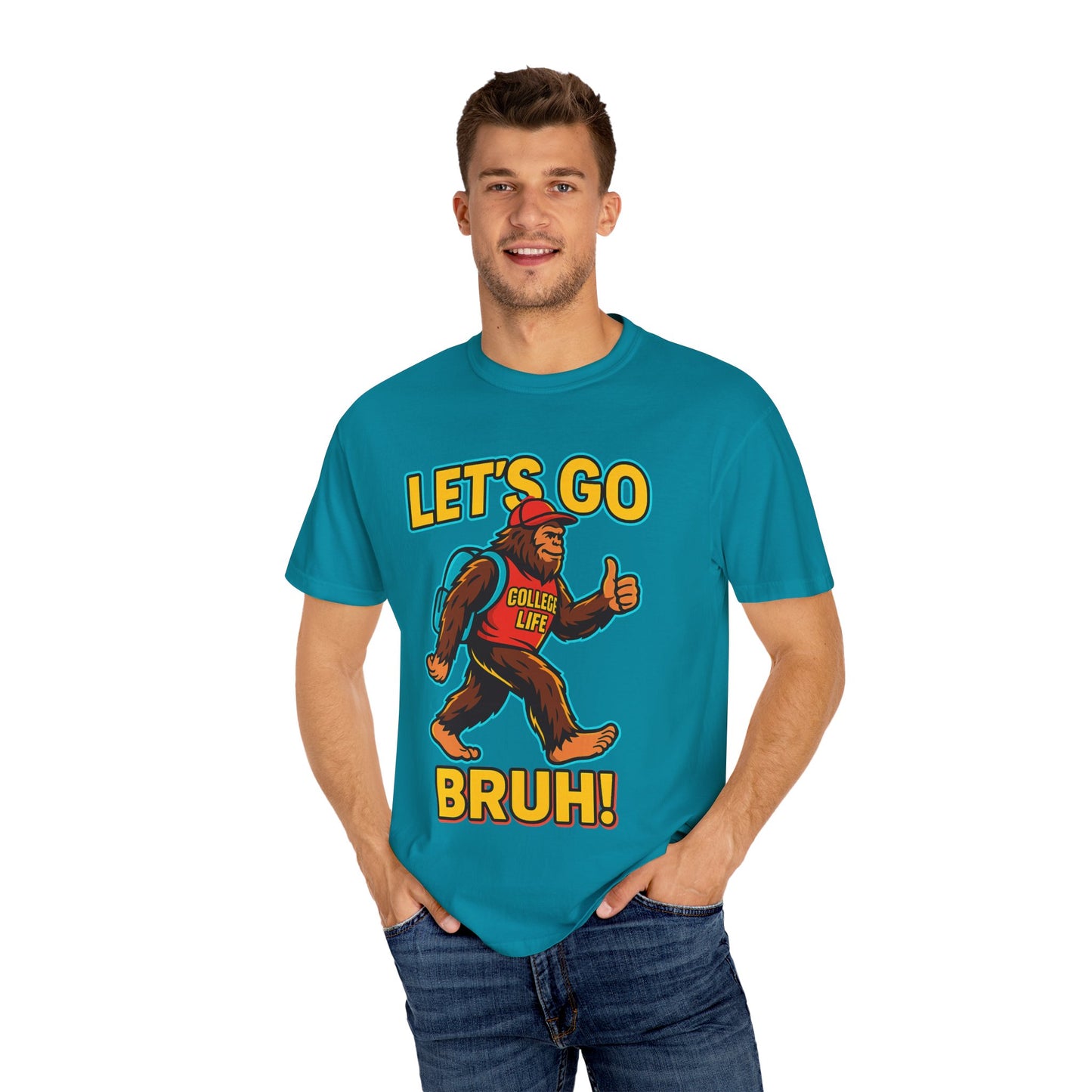 BIGFOOT CURRENT NEON COLLEGE TEES Unisex Garment-Dyed T-shirt