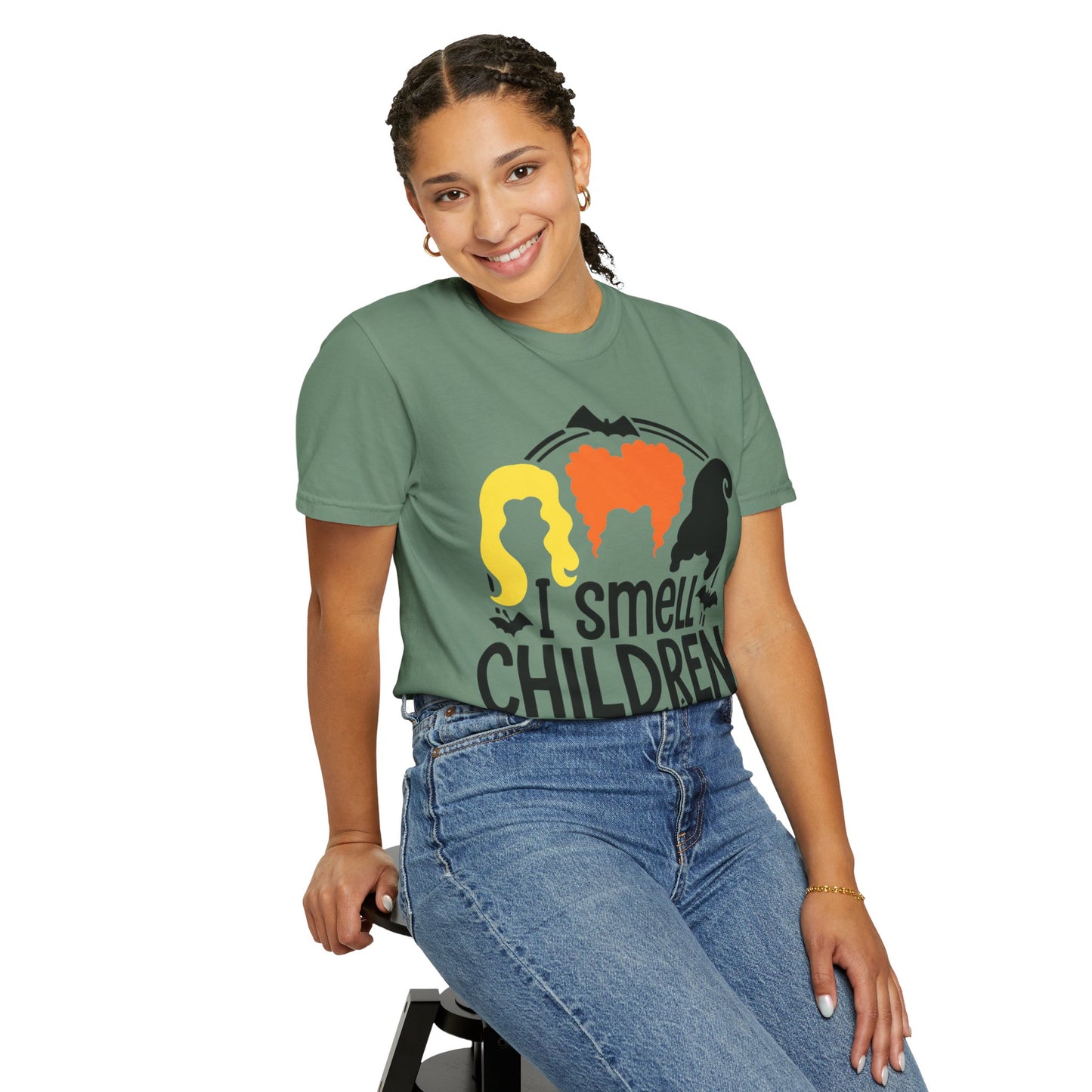 HALLOWEEN I SMELL CHILDREN Unisex Garment-Dyed T-shirt