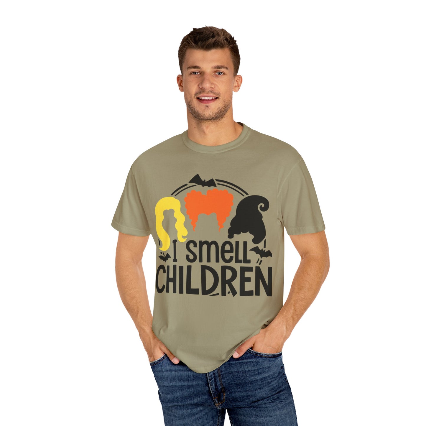 HALLOWEEN I SMELL CHILDREN Unisex Garment-Dyed T-shirt