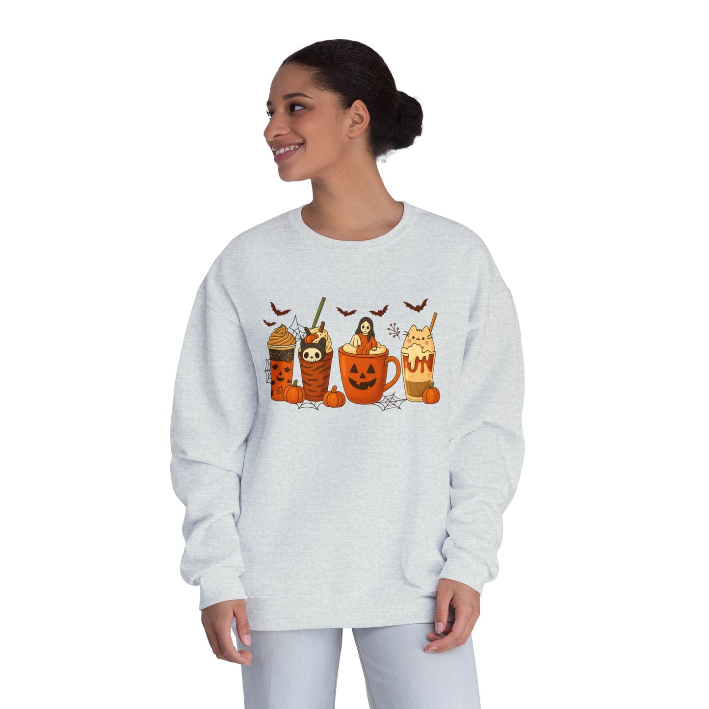 HALLOWEEN WITCHES DRINK SWEATSHIRT Unisex NuBlend® Crewneck Sweatshirt