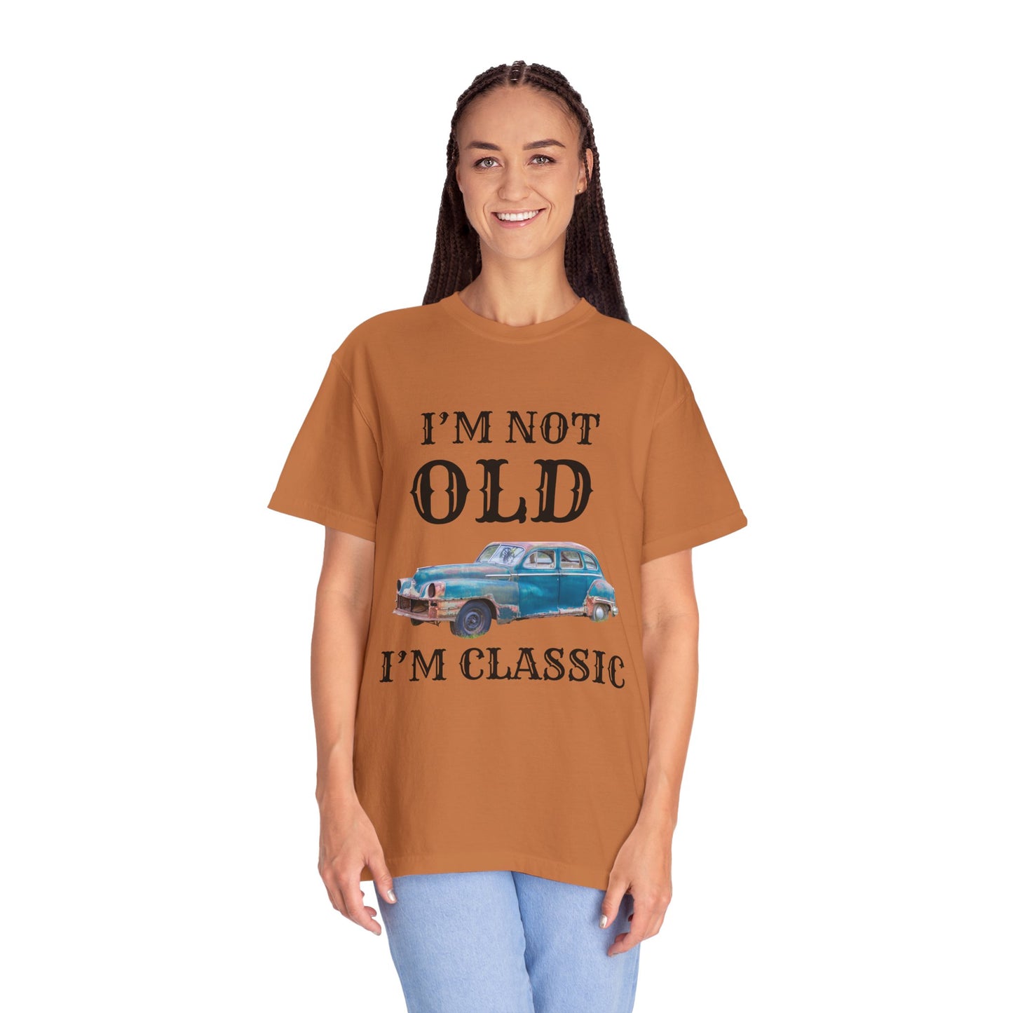 CLASSIC CAR TSHIRT, VINTAGE , I'm Not Old I'm Classic, Gift for Car Lovers, Unisex Apparel, Retro Style
