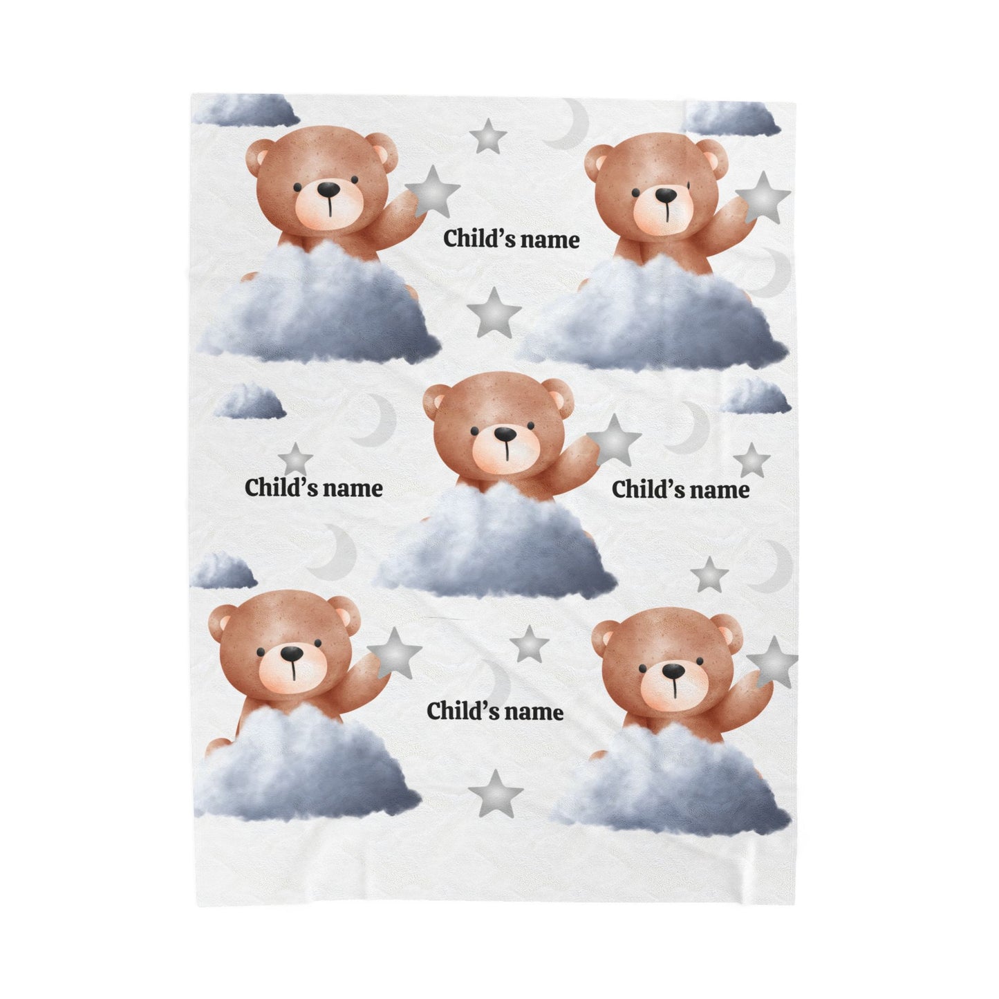 PERSONALIZED VELVETEEN BLANKET Plush Blanket (Placeholder Do Not Publish)