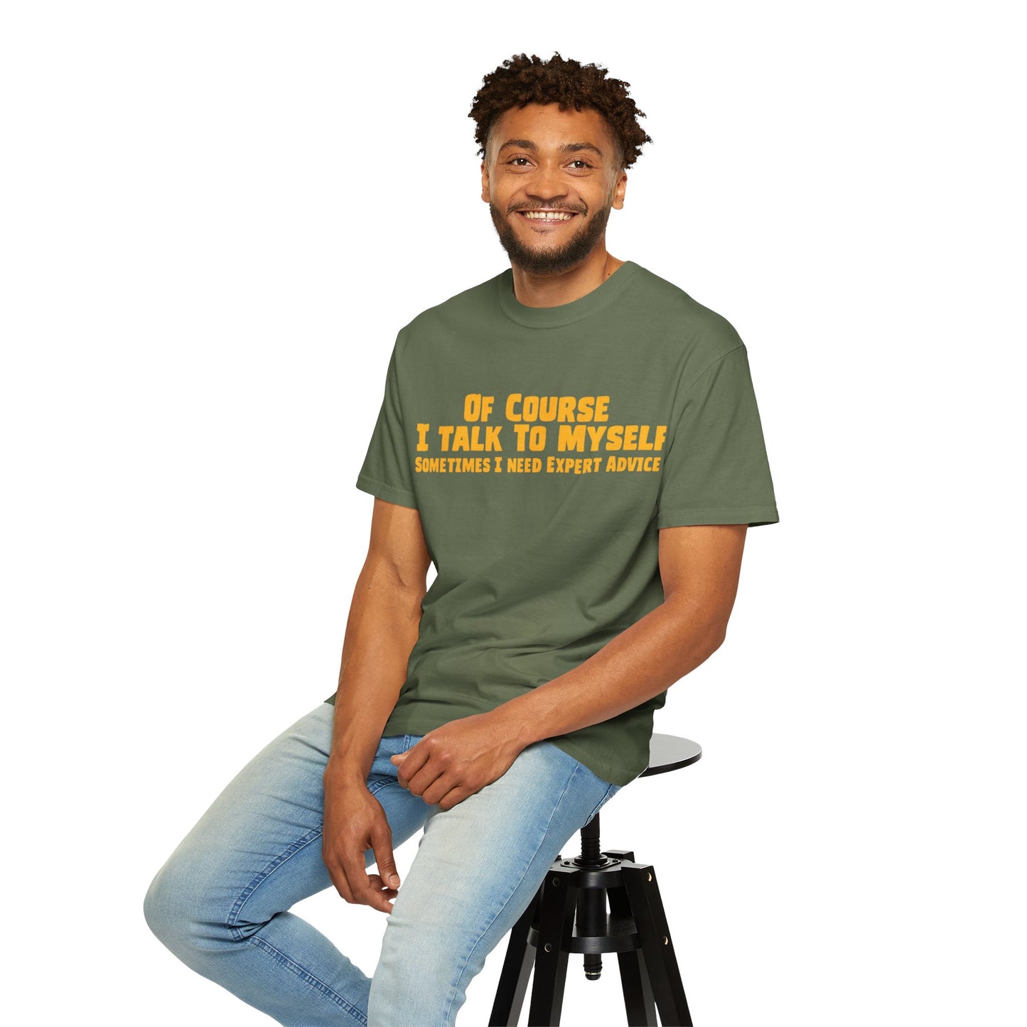 FUNNY SELF TALK T SHIRT,  COLLEGE Humor Shirt, Unisex Casual Tee, Gift for Friends, Expert Advice Tee, Everyday Wear