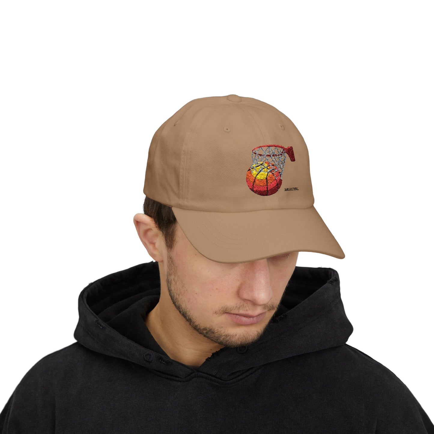 Basketball Dad Cap - Classic White Hat for Sports Lovers