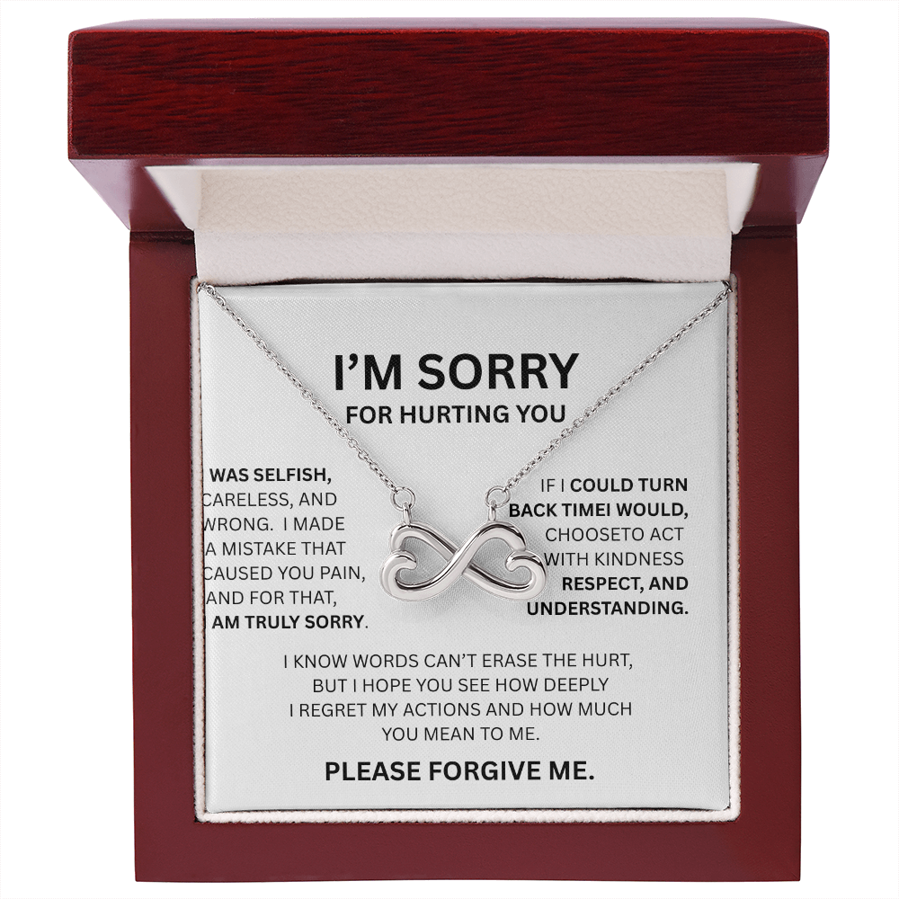 I'M SORRY   ENDLESS LOVE NECKLACE.... I WAS WRONG