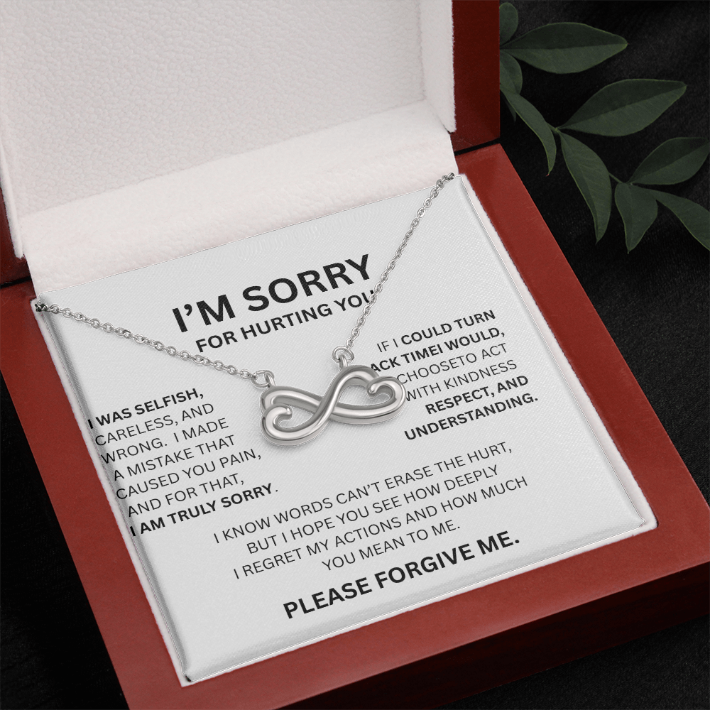 I'M SORRY   ENDLESS LOVE NECKLACE.... I WAS WRONG