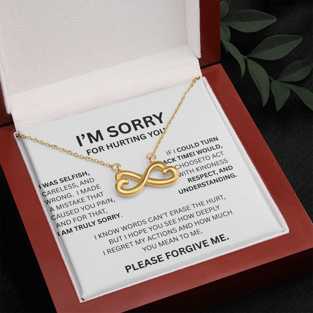 I'M SORRY   ENDLESS LOVE NECKLACE.... I WAS WRONG