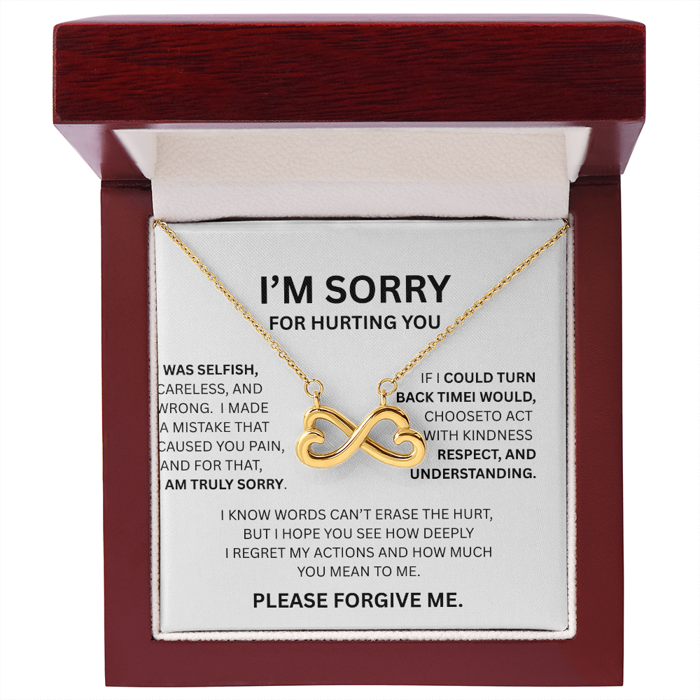 I'M SORRY   ENDLESS LOVE NECKLACE.... I WAS WRONG