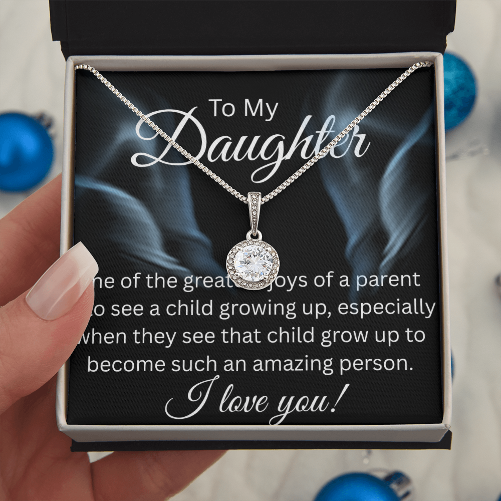 TO MY DAUGHTER  ETERNAL HOPE NECKLACE....GREATEST JOY