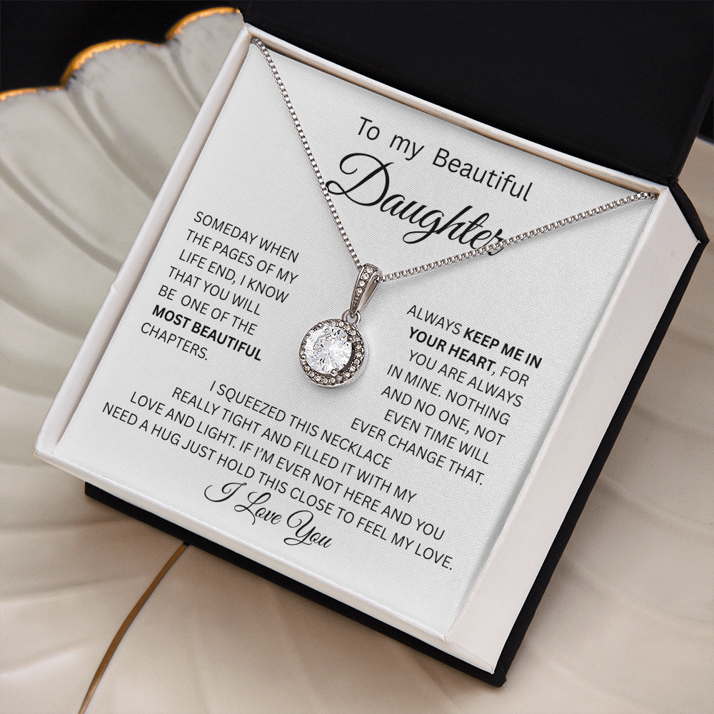 TO MY DAUGHTER ETERNAL HOPE NECKLACE....PAGES OF LIFE