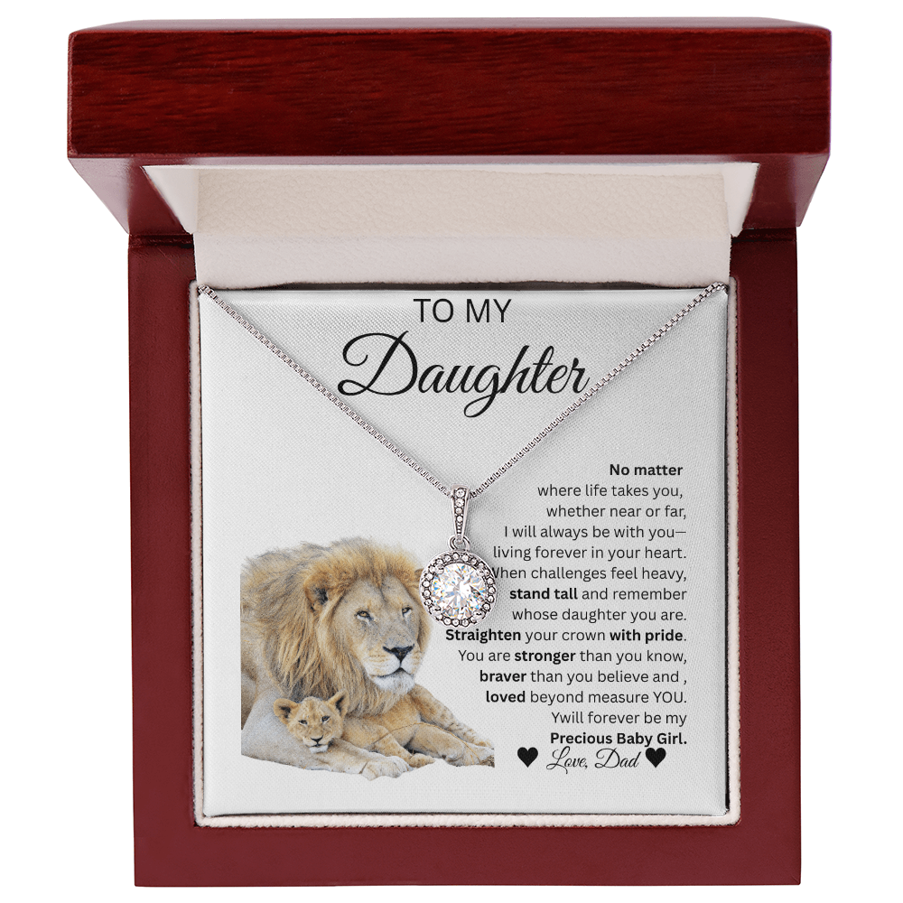 TO MY DAUGHTER From Dad... ETERNAL HOPE NECKLACE...,,NO MATTER