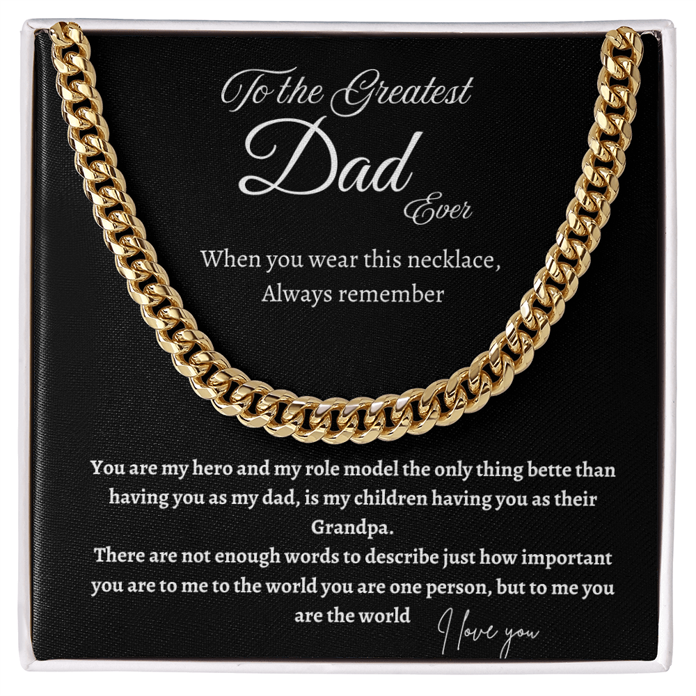 To the Greatest Dad Ever