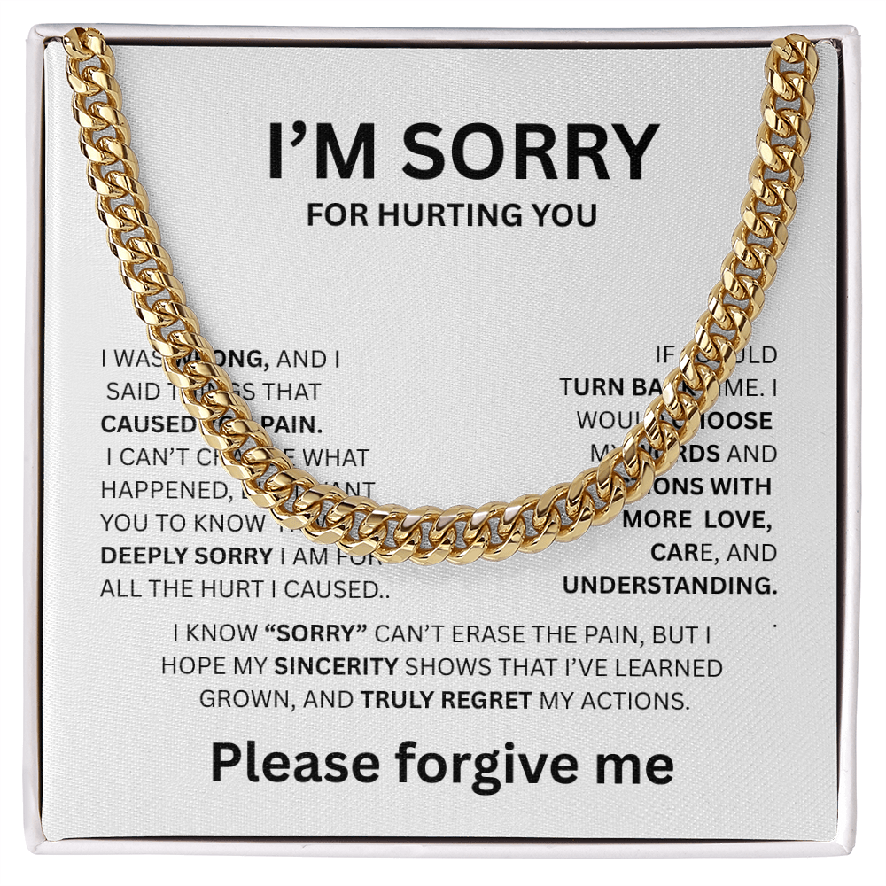 I'M SORRY CUBAN CHAIN ,,,I WAS WRONG