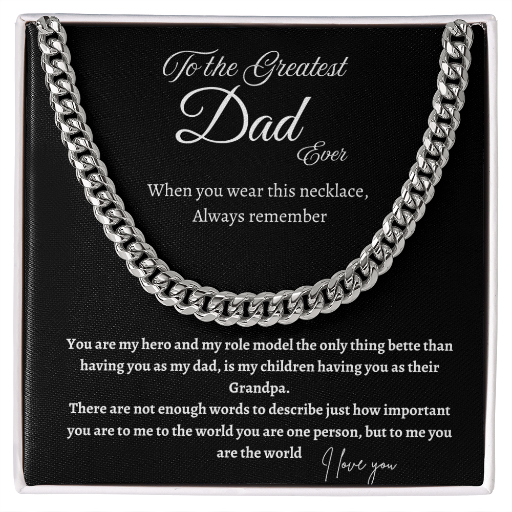 To the Greatest Dad Ever