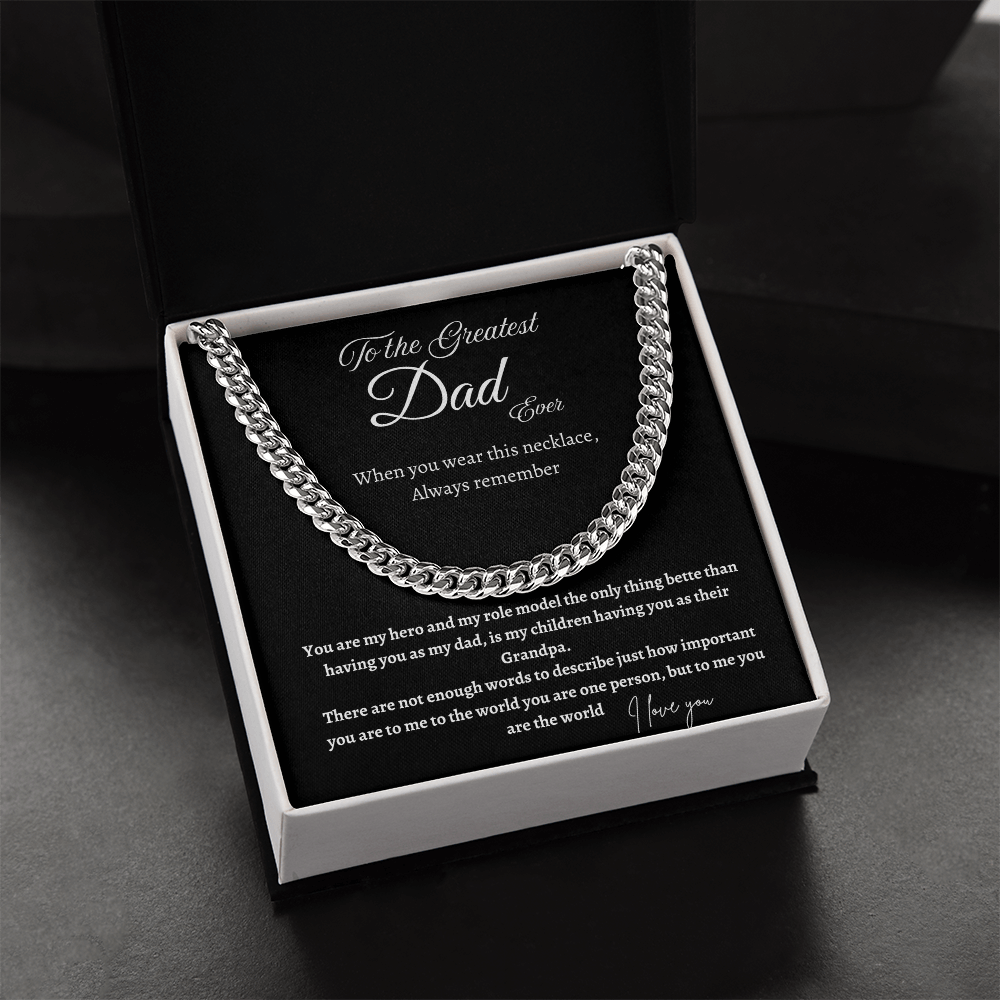 To the Greatest Dad Ever