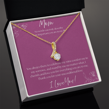 TO MY MOM     ALLURING BEAUTY NECKLACE