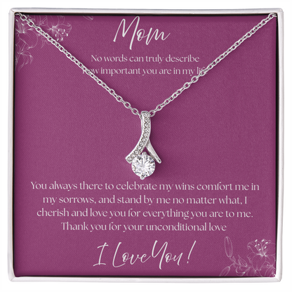 TO MY MOM     ALLURING BEAUTY NECKLACE