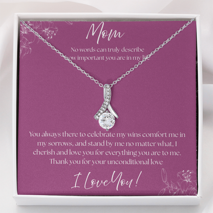 TO MY MOM     ALLURING BEAUTY NECKLACE