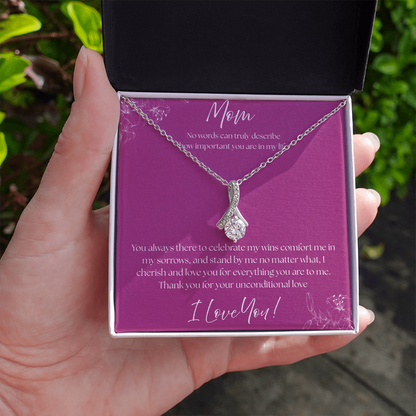 TO MY MOM     ALLURING BEAUTY NECKLACE