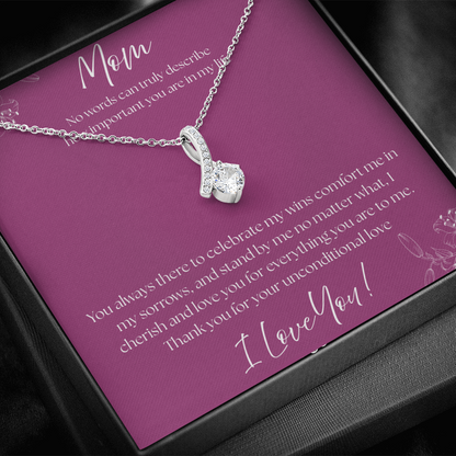 TO MY MOM     ALLURING BEAUTY NECKLACE