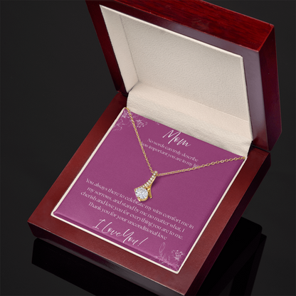TO MY MOM     ALLURING BEAUTY NECKLACE
