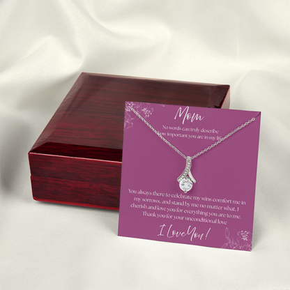 TO MY MOM     ALLURING BEAUTY NECKLACE