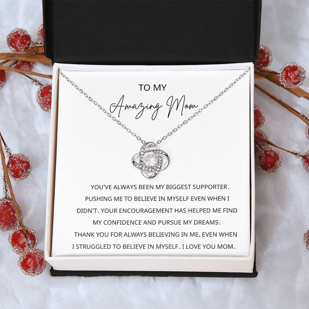 MOM LOVE NOT NECKLACE