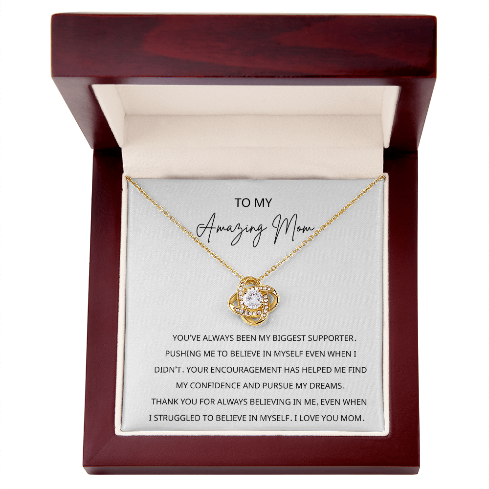 MOM LOVE NOT NECKLACE