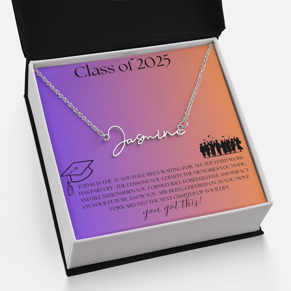 NAME PLATE  - PERSONALIZED  Class of 2026 - ITALIC