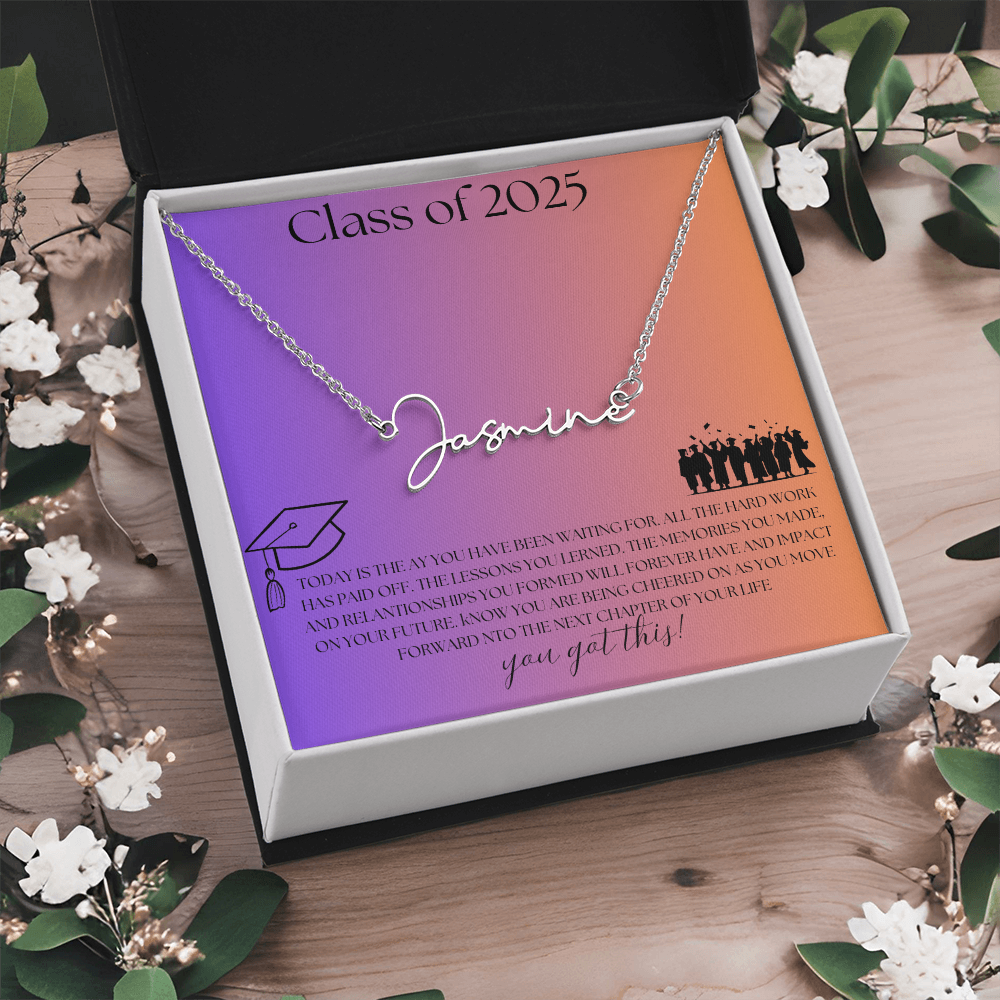 NAME PLATE  - PERSONALIZED  Class of 2026 - ITALIC