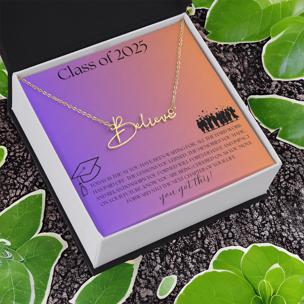NAME PLATE  - PERSONALIZED  Class of 2026 - ITALIC