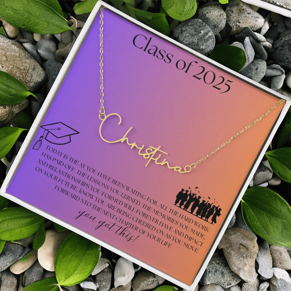 NAME PLATE  - PERSONALIZED  Class of 2026 - ITALIC