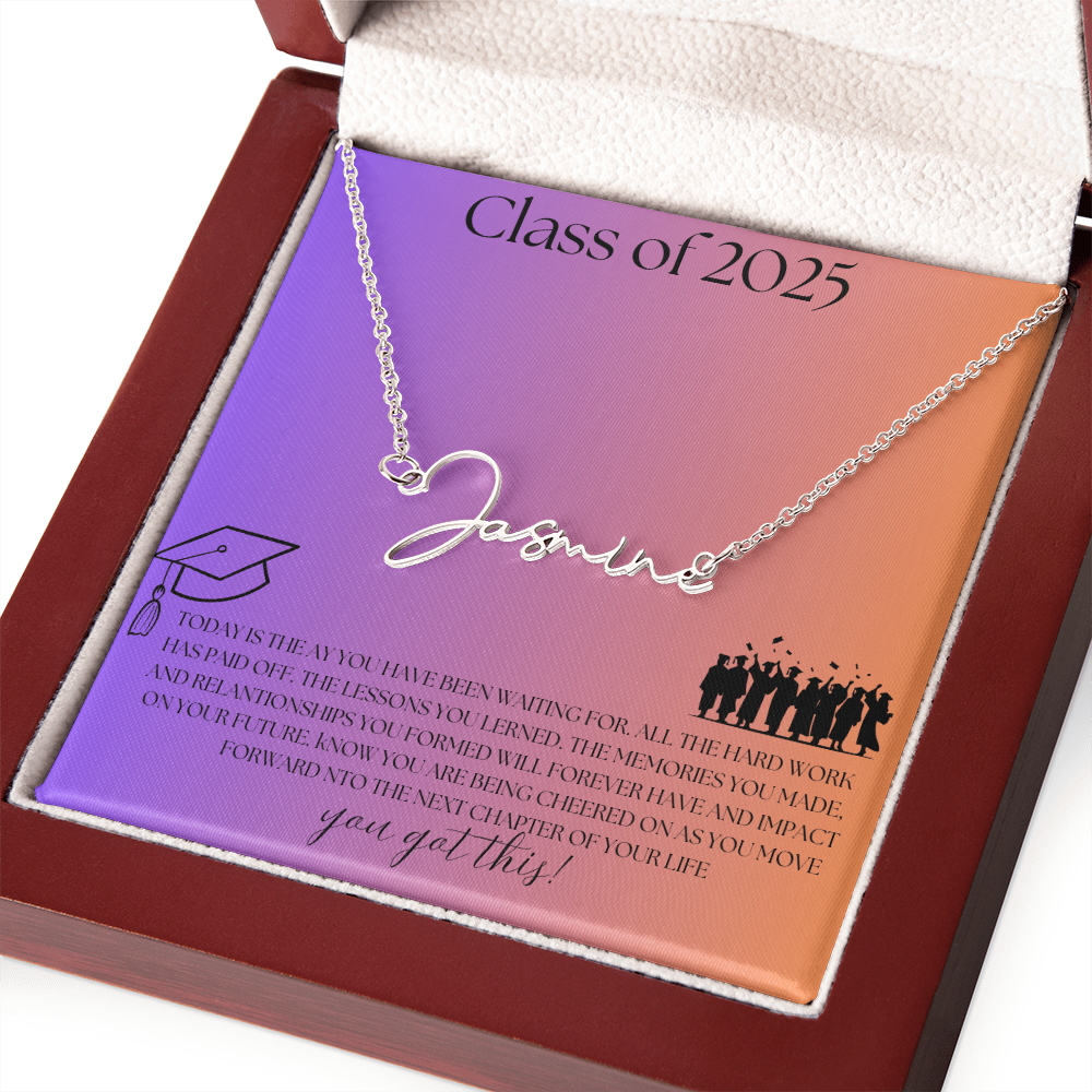 NAME PLATE  - PERSONALIZED  Class of 2026 - ITALIC