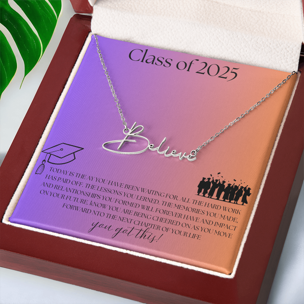 NAME PLATE  - PERSONALIZED  Class of 2026 - ITALIC