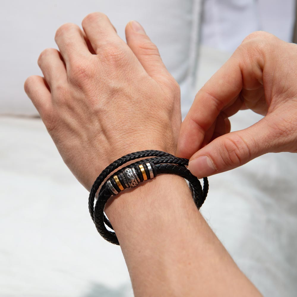 To the Greatest Dad - Love You Forever Bracelet